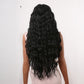 High-Temperature Silk Long Curly Wig with Middle Part