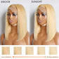 Tedhair 150% Density Pre-Plucked 13X4 Lace Frontal Bob Wig Straight 