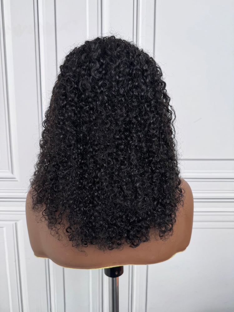 Tedhair Wear and Go 180% Density Half Wig Messy Curly