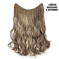 Synthetic Invisible Wire Hair Extensions Secret Fish Line Hairpiece