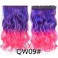 Favourite Long Wavy Synthetic Clip-In Hair Extensions 5 Clips