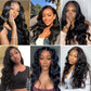 Brazilian Body Wave Clip-In Human Hair Extensions 8Pcs 120G