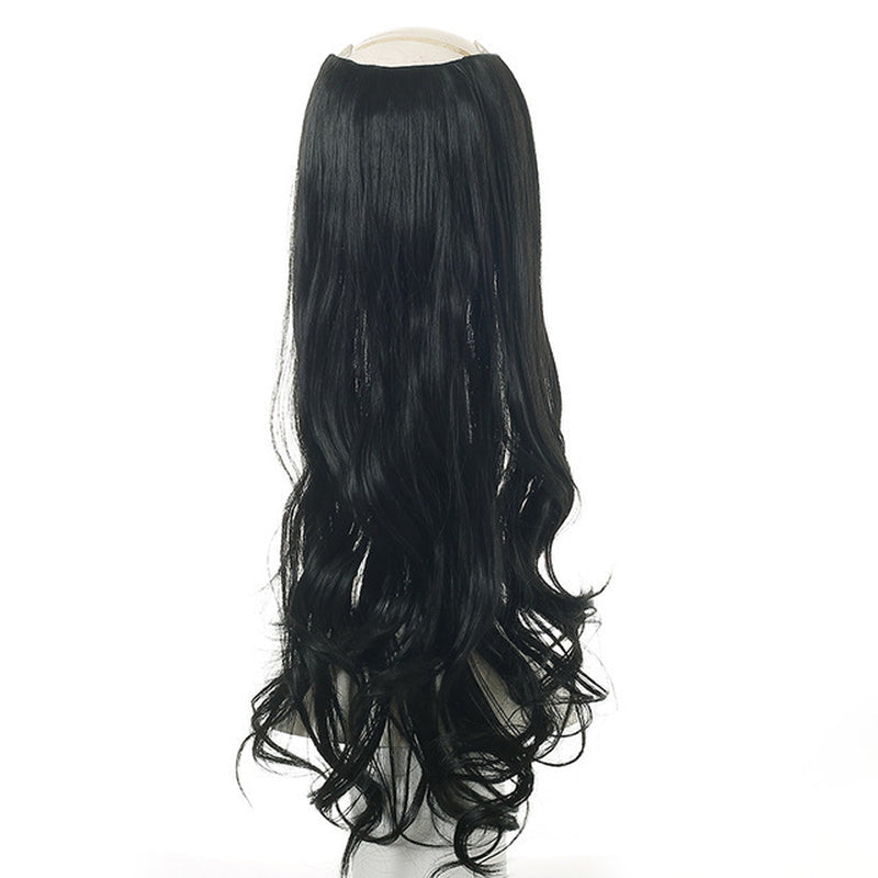 Wavy U-Part Clip-In Synthetic Wig Hairpiece
