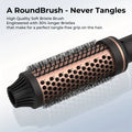Valentine Gift Hair Curler Straightener Electric Hair Brushes Hot Comb Professional Curling Iron Heated Anti-Scald Thermal Brush