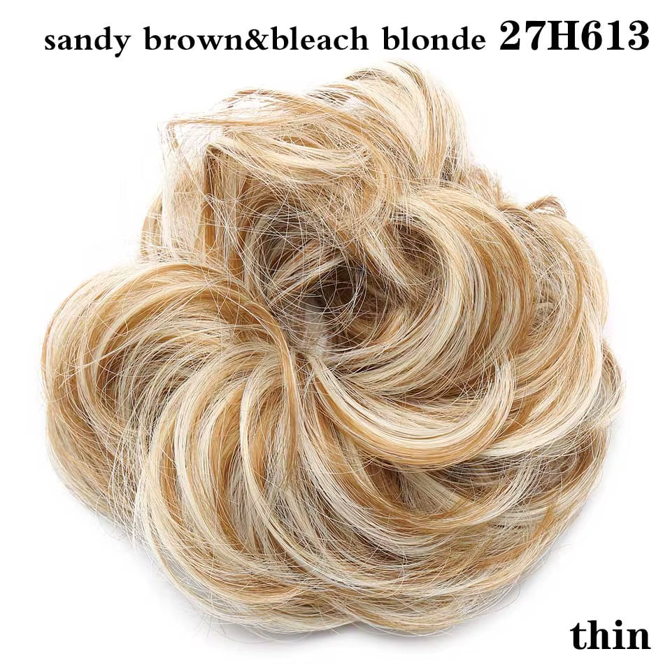 Curly Chignons Hair Scrunchie Extensions