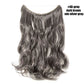 Synthetic Invisible Wire Hair Extensions Secret Fish Line Hairpiece