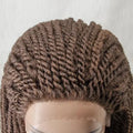 Tedhair 12 Inches 13X2 Reggae Twisted Medium Braids Lace Front Wig Pre-Plucked