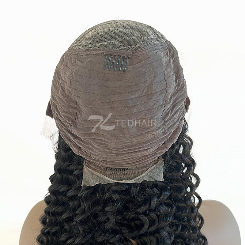 Tedhair 180% Density HD 13X6 Lace Frontal Wig Deep Curly