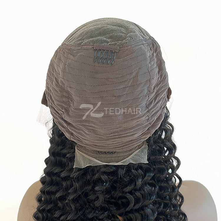 Tedhair 180% Density HD 13X6 Lace Frontal Wig Deep Curly