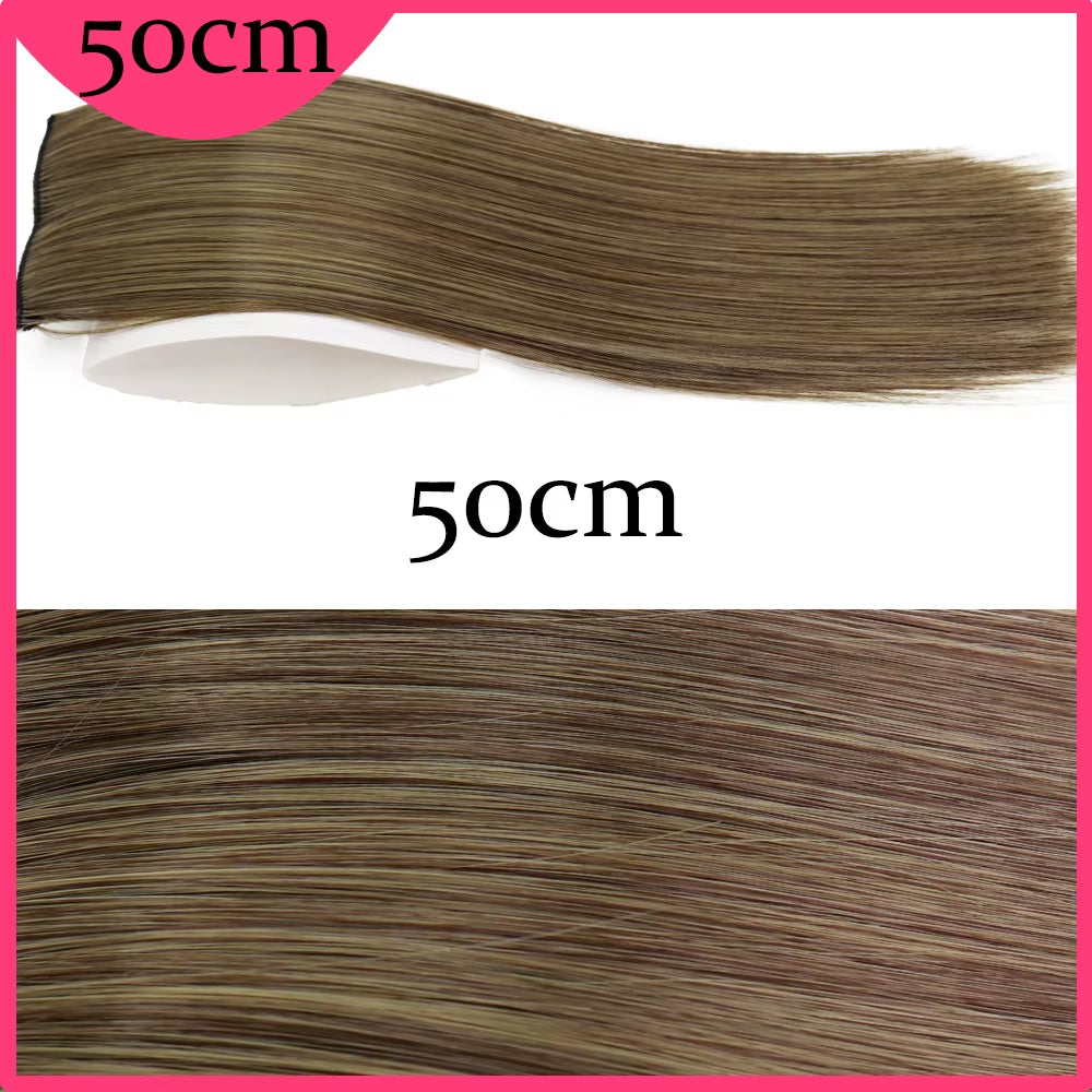 MERISI Synthetic Invisible Clip-In Hair Pads for Volume