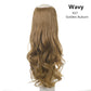 Wavy U-Part Clip-In Synthetic Wig Hairpiece