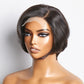 Tedhair 150% Density 4X4 8 Inches Side Part Lace Closure Bob Wig Straight