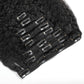 Kinky Straight Natural Clip-In Human Hair Extensions