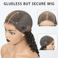 180% Density Brazilian Virgin Hair 5X5 Lace Closure Wig Water Wavy