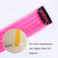Lupu Synthetic Long Straight Rainbow Highlight Colored Hair Extensions Clip in Fake Hair Pieces for Women Heat Resistant