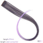 Lupu Synthetic Long Straight Rainbow Highlight Colored Hair Extensions Clip in Fake Hair Pieces for Women Heat Resistant