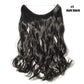 Synthetic Invisible Wire Hair Extensions Secret Fish Line Hairpiece