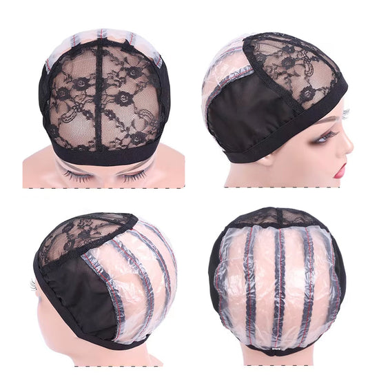 Ventilated Wig Net Cap with Combs for Wig Making