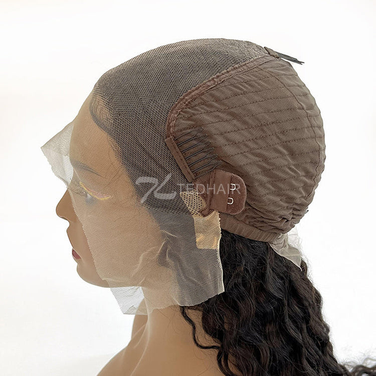 Tedhair 150% Density 13X6 Partingmax Glueless Lace Wig 3D Cap Pre-Bleached Lace Front Wig Water Wave