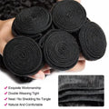 Deep Wave Human Hair Bundles 30 Inch Burmese Raw Hair Weave Bundles Sew in Hair Extensions 3 4 Bundles Curly Virgin Hair Weft
