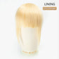 Human Hair Clip-In Bangs 3D Blunt Cut Extensions