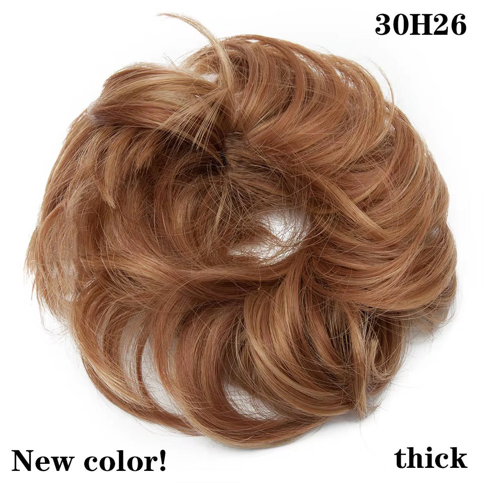 Curly Chignons Hair Scrunchie Extensions