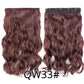 Favourite Long Wavy Synthetic Clip-In Hair Extensions 5 Clips