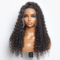 Tedhair 180% Density HD 13X6 Lace Frontal Wig Deep Curly