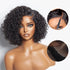 Tedhair 150% Density Trendy Short Cut Minimalist HD Lace Glueless Side Part Wig Kinky Curly