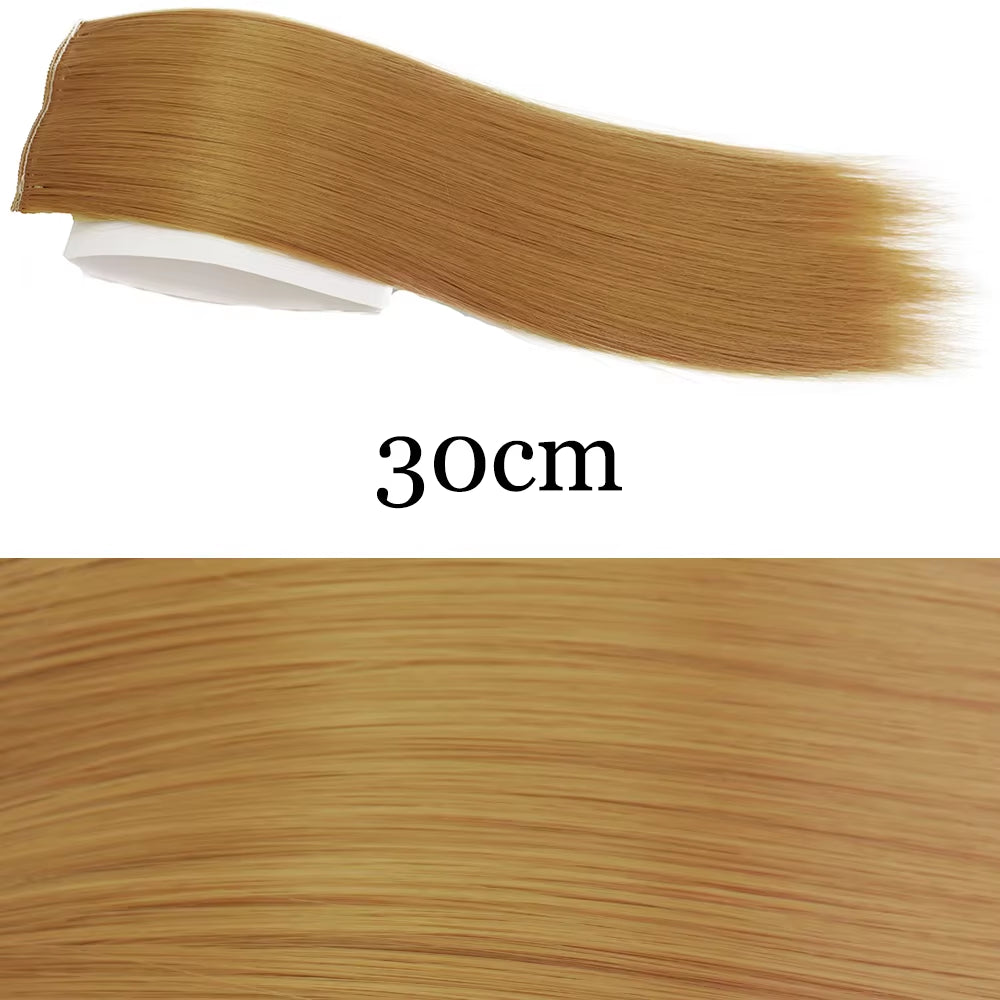 MERISI Synthetic Invisible Clip-In Hair Pads for Volume