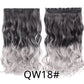 Favourite Long Wavy Synthetic Clip-In Hair Extensions 5 Clips