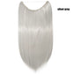Synthetic Invisible Wire Hair Extensions Secret Fish Line Hairpiece