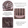 Luxurious Body Wavy Rose Headband Wig with French Bangs - Premium Quality Synthetic Hair