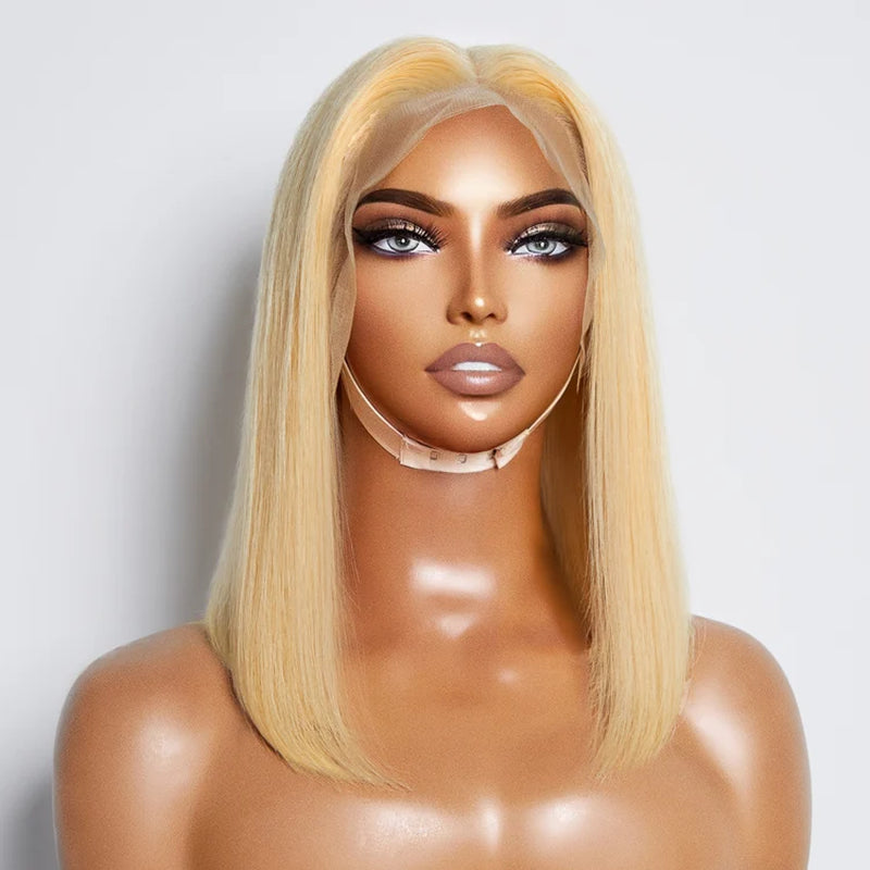 Tedhair 150% Density Pre-Plucked 13X4 Lace Frontal Bob Wig Straight 