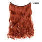 Synthetic Invisible Wire Hair Extensions Secret Fish Line Hairpiece