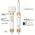 7 in 1 Hair Dryer Brush Brushless High Speed Hair Dryer with Diffuser Ionic Blow Dryer Hot Air Styling Comb Hair Curler