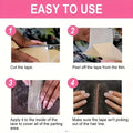 Non-Slip Silicone Wig Adhesive Tape Breathable Lace Wig Grids Knots Healer Hair Tape for Secure and Comfortable Fit