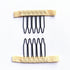 50Pcs Wig Combs to Secure Wig 4-7Teeth Wig Comb Wig Clips with Cloth for Making Wig Caps Steel Material Clips Combs