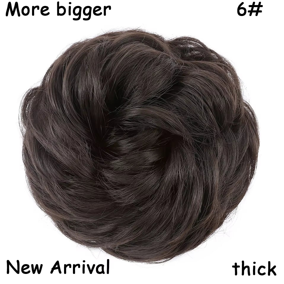 Curly Chignons Hair Scrunchie Extensions