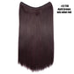 Synthetic Invisible Wire Hair Extensions Secret Fish Line Hairpiece