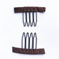 50Pcs Wig Combs to Secure Wig 4-7Teeth Wig Comb Wig Clips with Cloth for Making Wig Caps Steel Material Clips Combs
