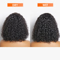 Tedhair 150% Density 13X4 Pre-Plucked Lace Frontal Bob Wig Curly