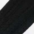 Tedhair Afro-Textured Kinky Straight Tape in Remy Hair Extensions #1B Natural Black