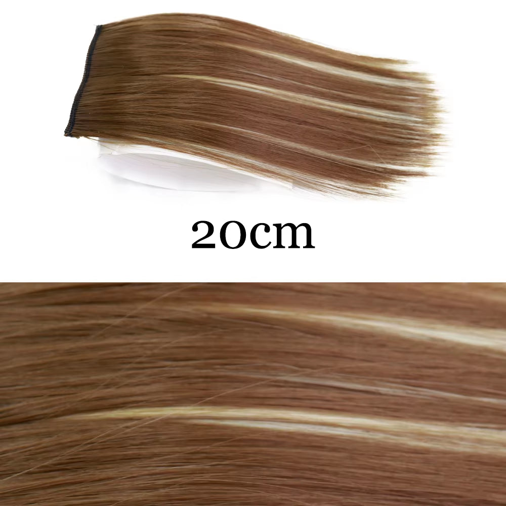MERISI Synthetic Invisible Clip-In Hair Pads for Volume