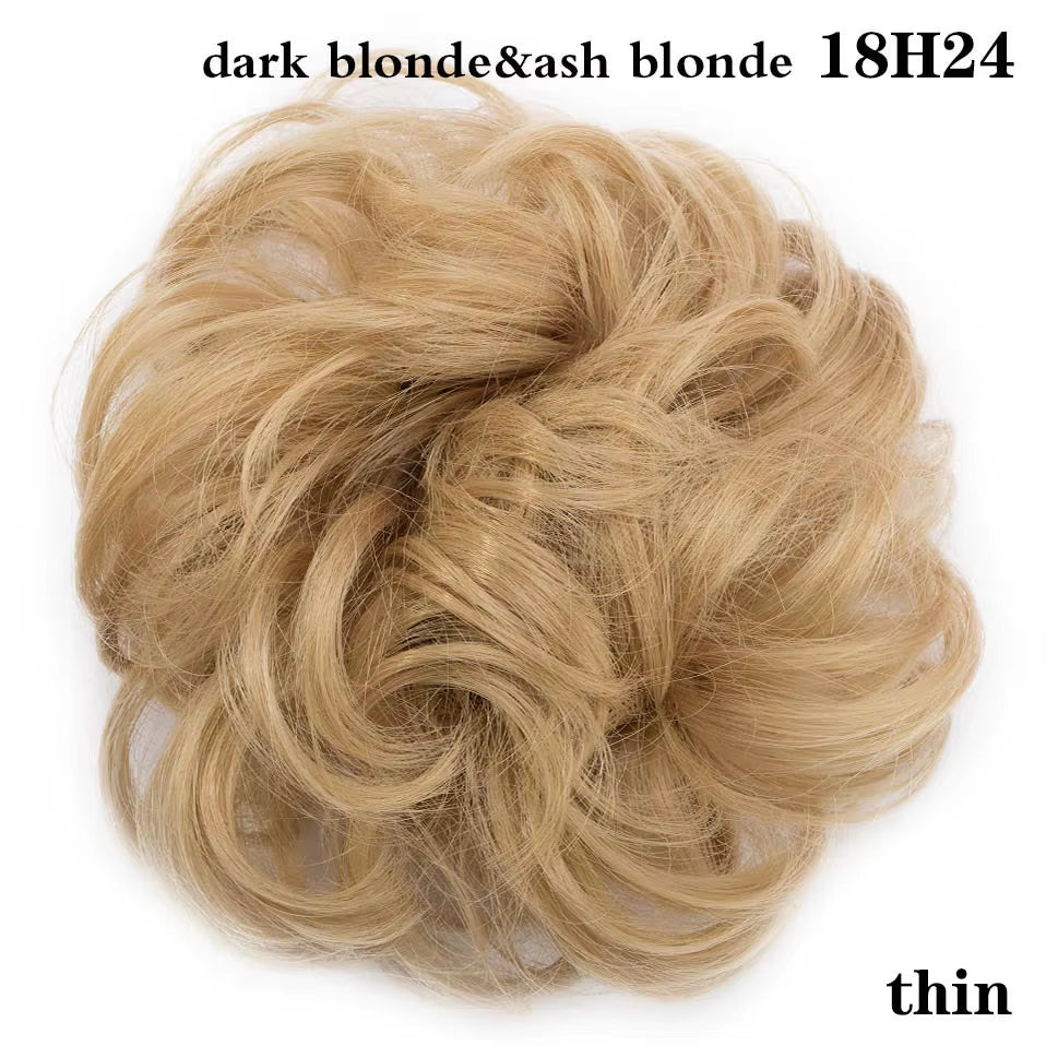 Curly Chignons Hair Scrunchie Extensions