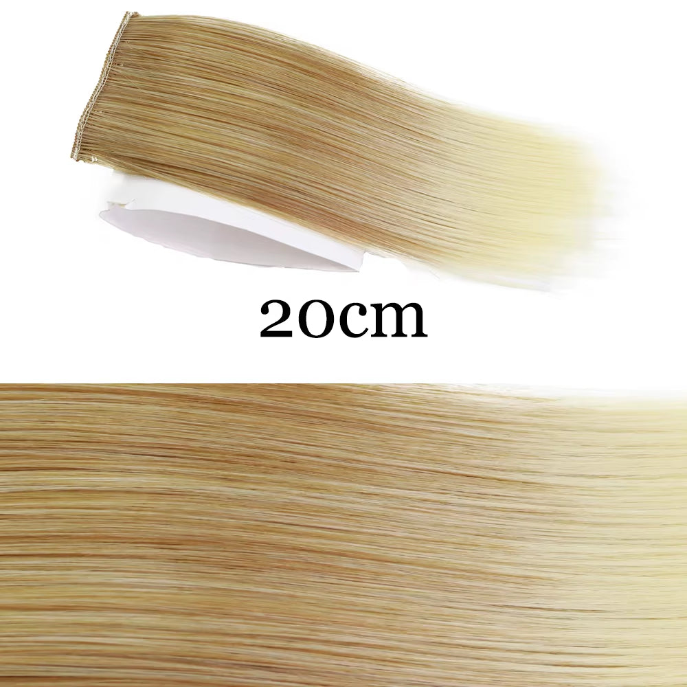 MERISI Synthetic Invisible Clip-In Hair Pads for Volume