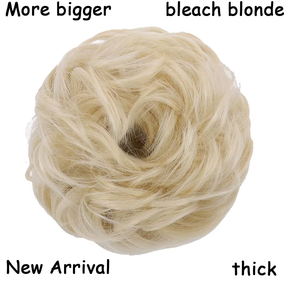 Curly Chignons Hair Scrunchie Extensions