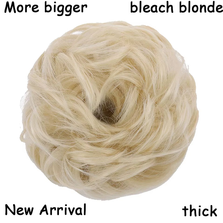 Curly Chignons Hair Scrunchie Extensions