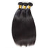Natural Color Straight Human Hair Bundles 14-30 Inches Brazilian 1 3 4 Bundle Remy Human Hair Extensions Double Weft