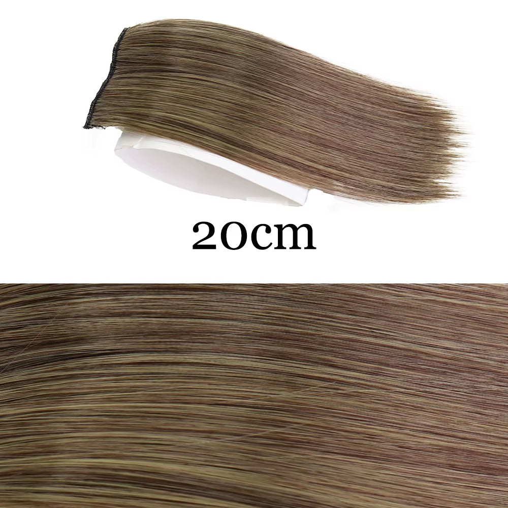 MERISI Synthetic Invisible Clip-In Hair Pads for Volume